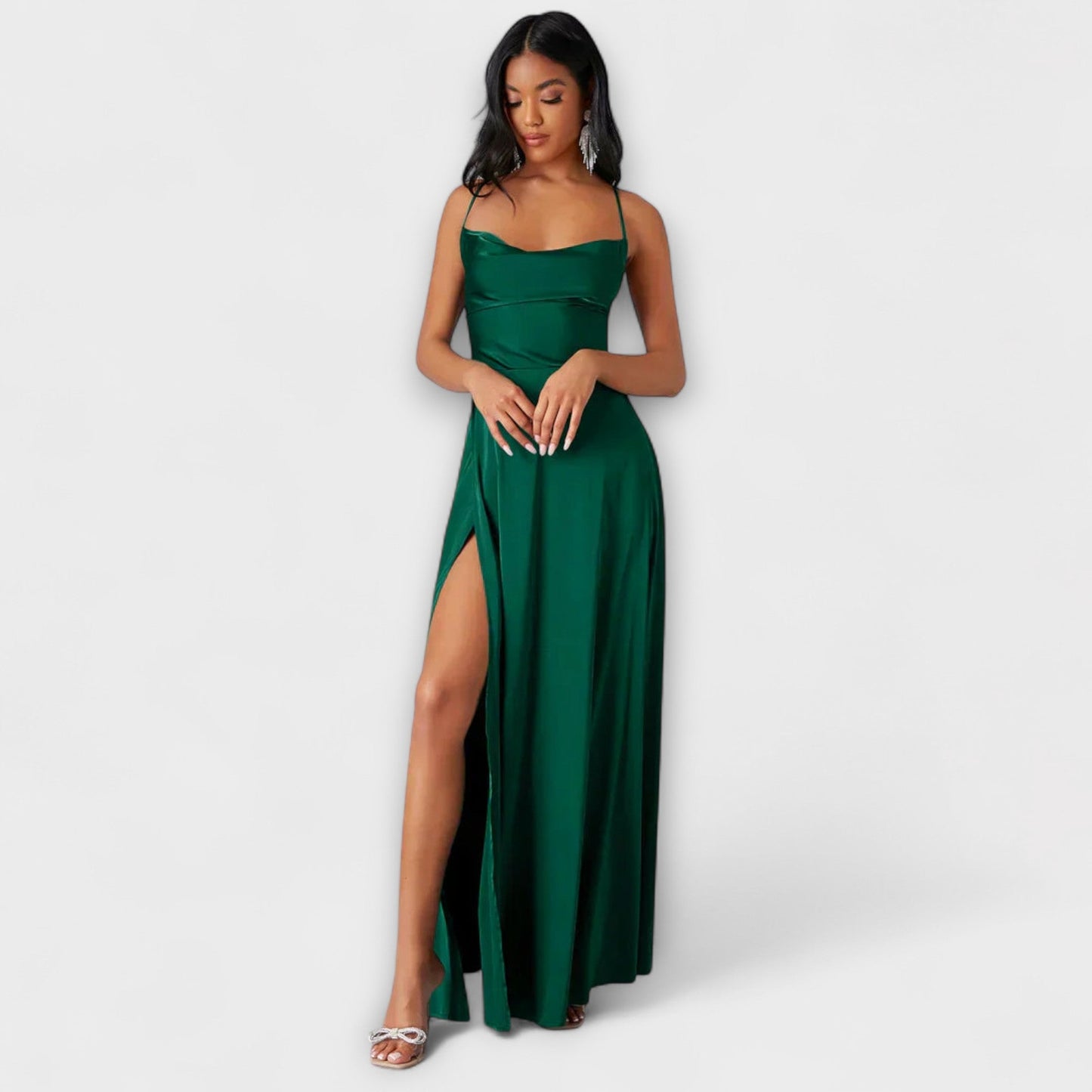 Nora | Vestido de Noche de Satén