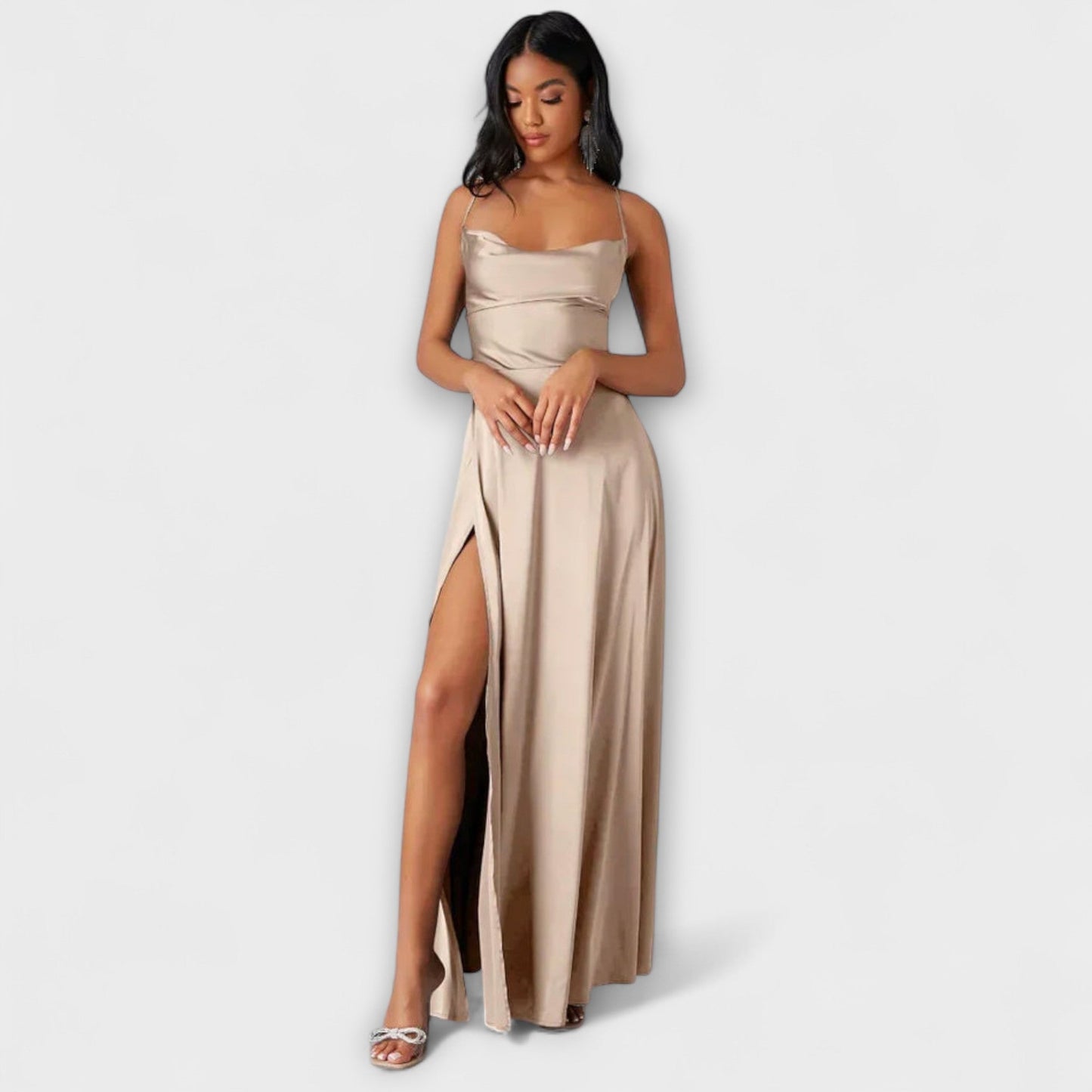 Nora | Vestido de Noche de Satén