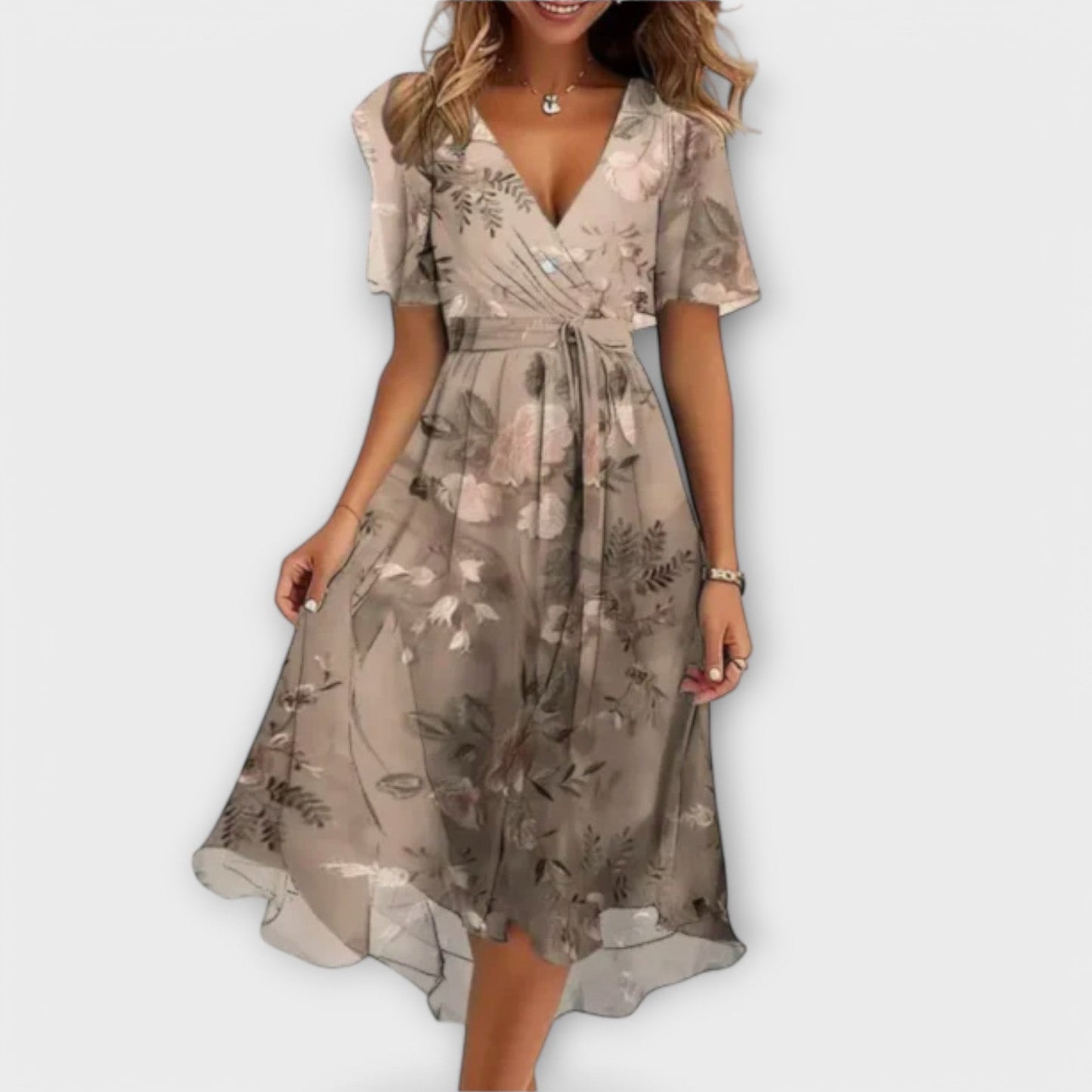 Serena - Vestido de mujer con escote en V