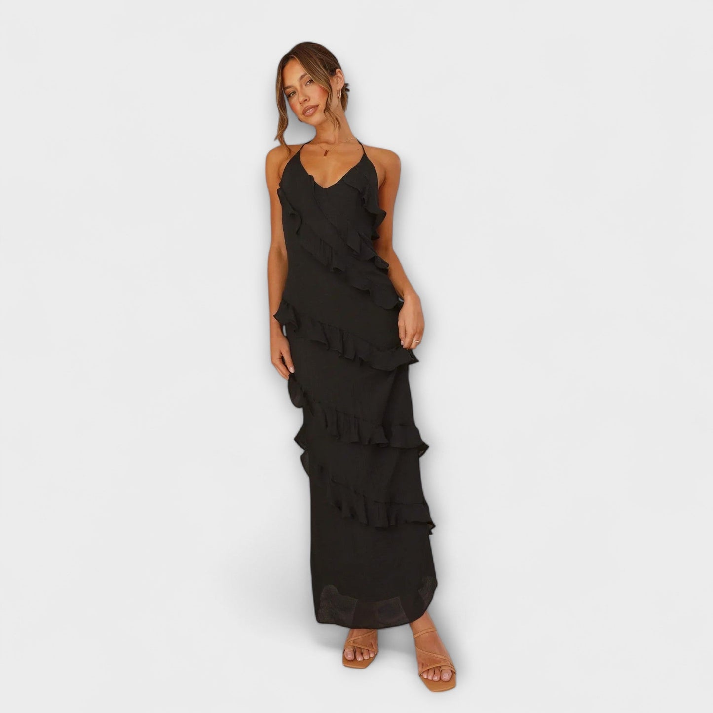 Melina | Vestido con Volantes
