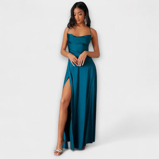 Nora | Vestido de Noche de Satén