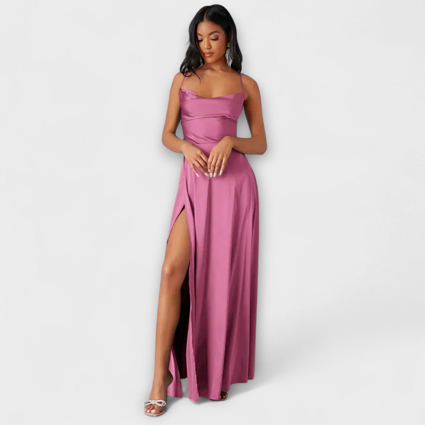 Nora | Vestido de Noche de Satén