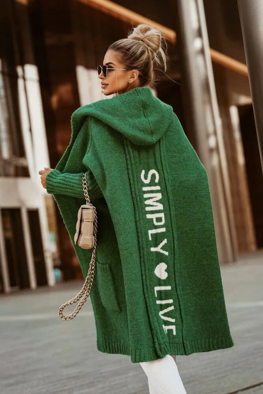 Avencea | Chaqueta larga de punto