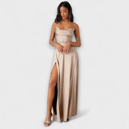 Nora | Vestido de Noche de Satén