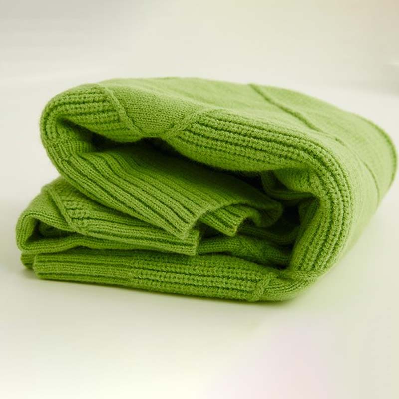 ANITA™ | Jersey de punto con cuello alto y textura