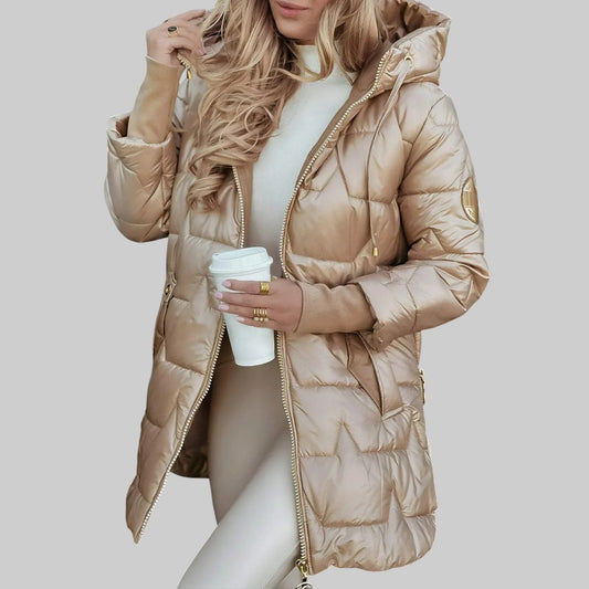 Cecilia™ | Elegante abrigo de otoño con capucha