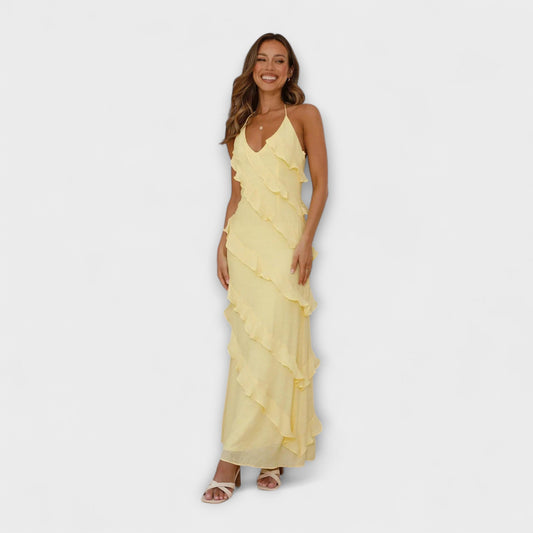 Melina | Vestido con Volantes