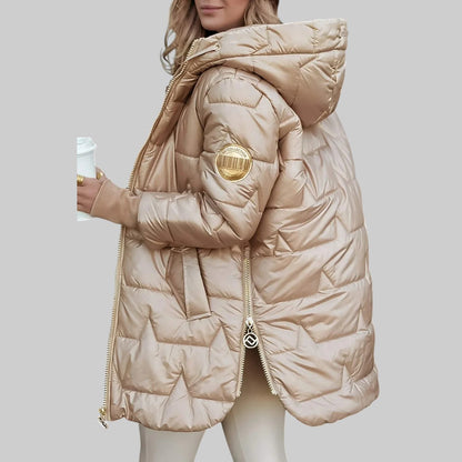 Cecilia™ | Elegante abrigo de otoño con capucha