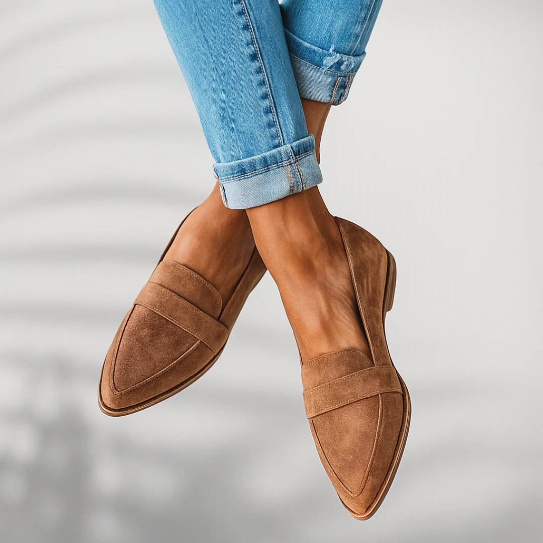 Rosa® - Mocasines ortopédicos de cuero