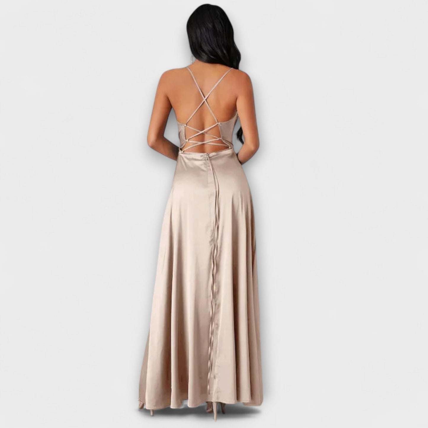 Nora | Vestido de Noche de Satén